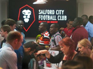 Salford City FC presented at Salford University