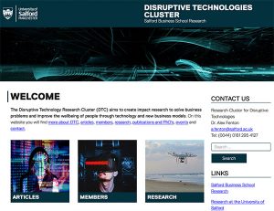 Disruptive Technology Cluster - business school research