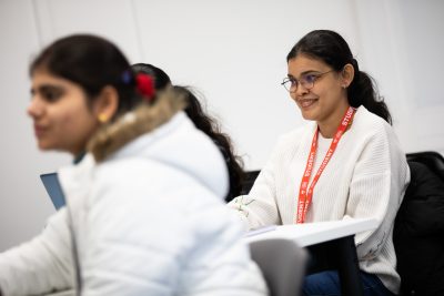 Salford Business School students in a lecture