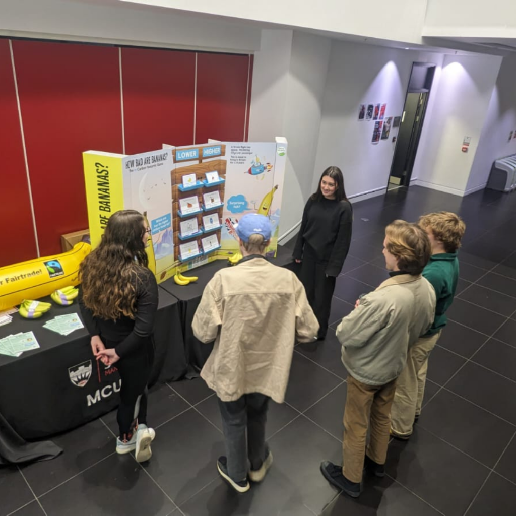 Aerial photo of 'How Bad Are Bananas?' Pop-Up