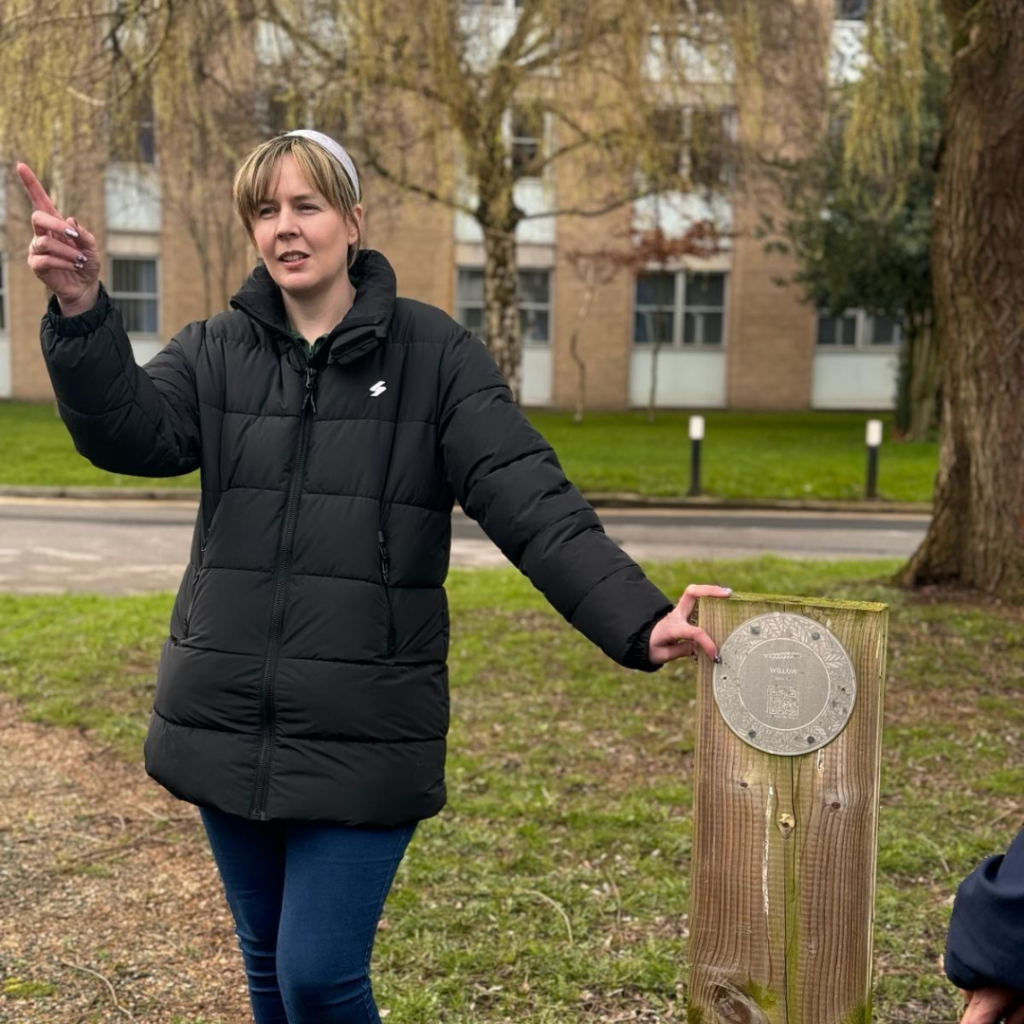 Salford Ranger leading the tree trail