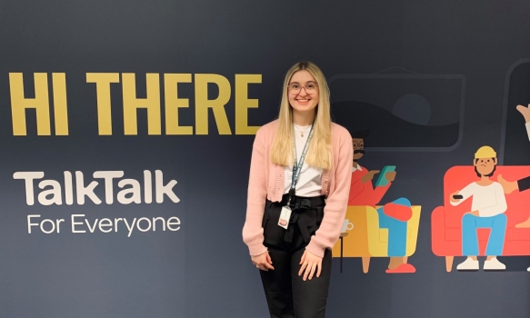 Maisie Lawrinson who is currently working as a Talent Sourcer at TalkTalk