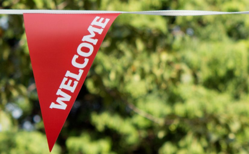 University of Salford 'Welcome' bunting