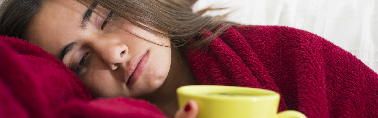 Young woman feeling ill