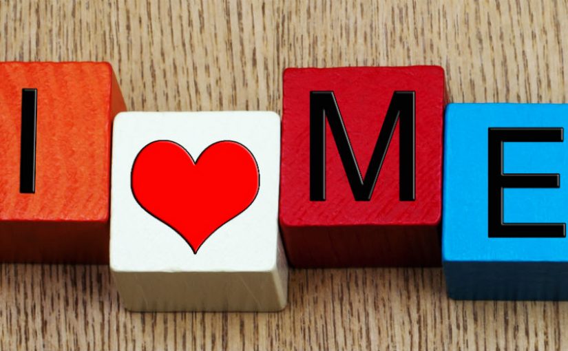 "I love me" building blocks