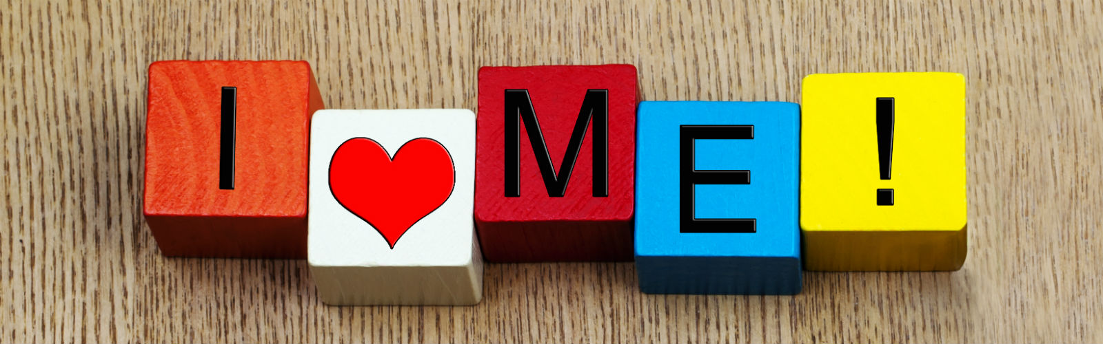 "I love me" building blocks