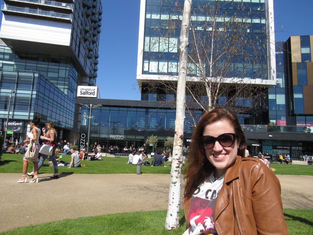 Outside MediaCityUK