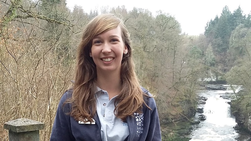 Lori with the Scottish Wildlife Trust.