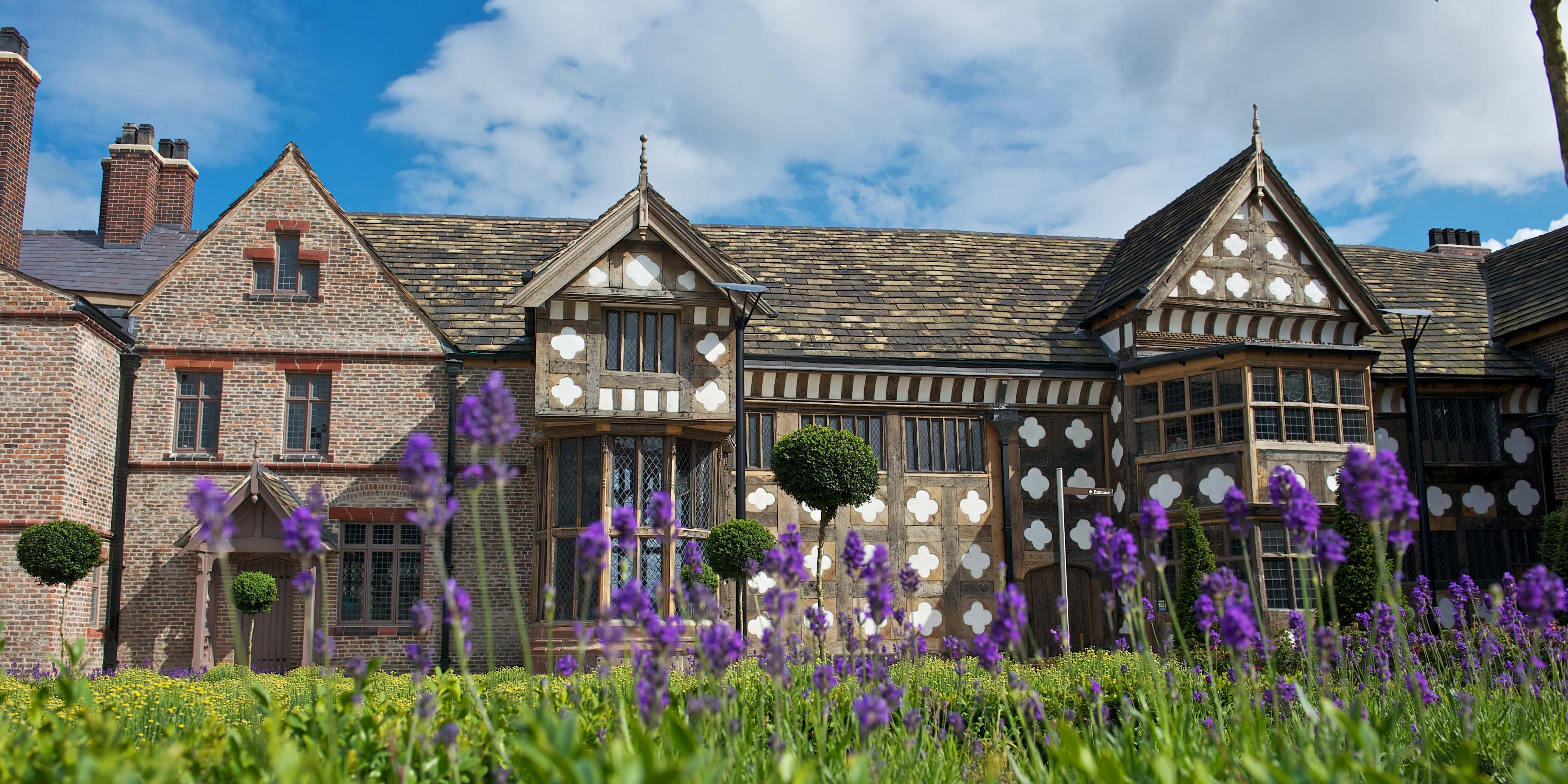 Ordsall Hall exterior.