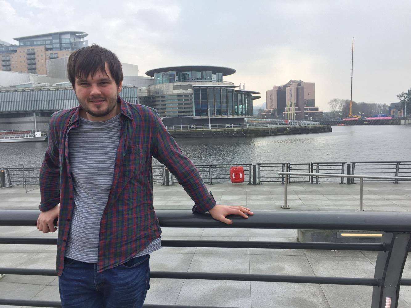 Lee at MediaCityUK