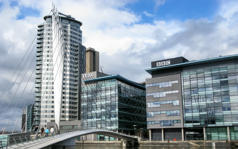 Image: BBC Buildings in Salford Quays