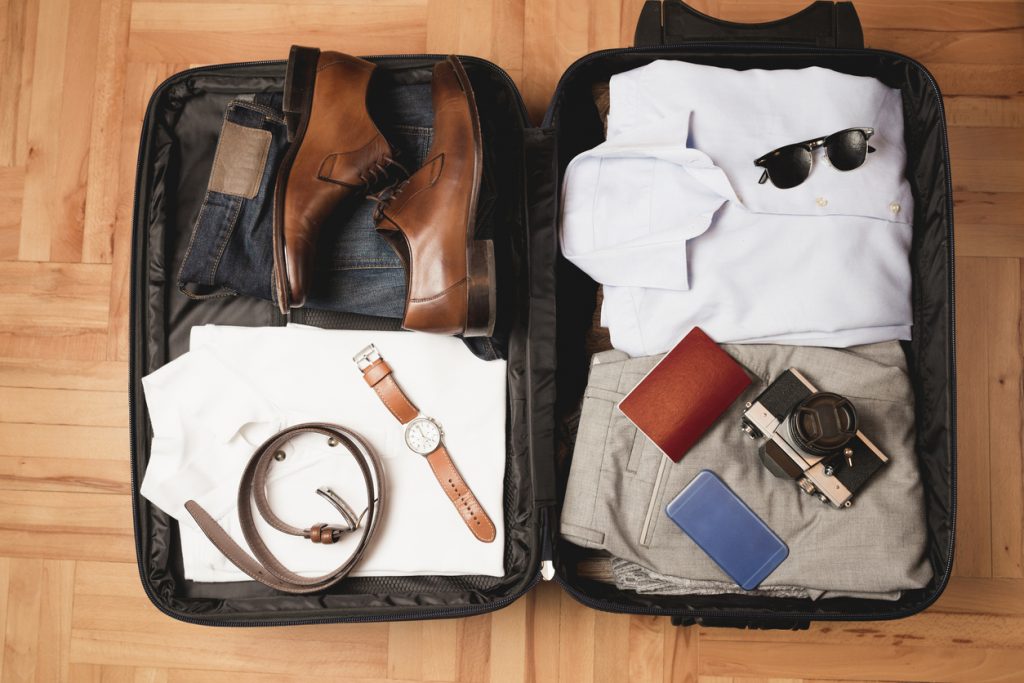 Image: This image illustrates the moment a student packs their bag and moves out of university. 