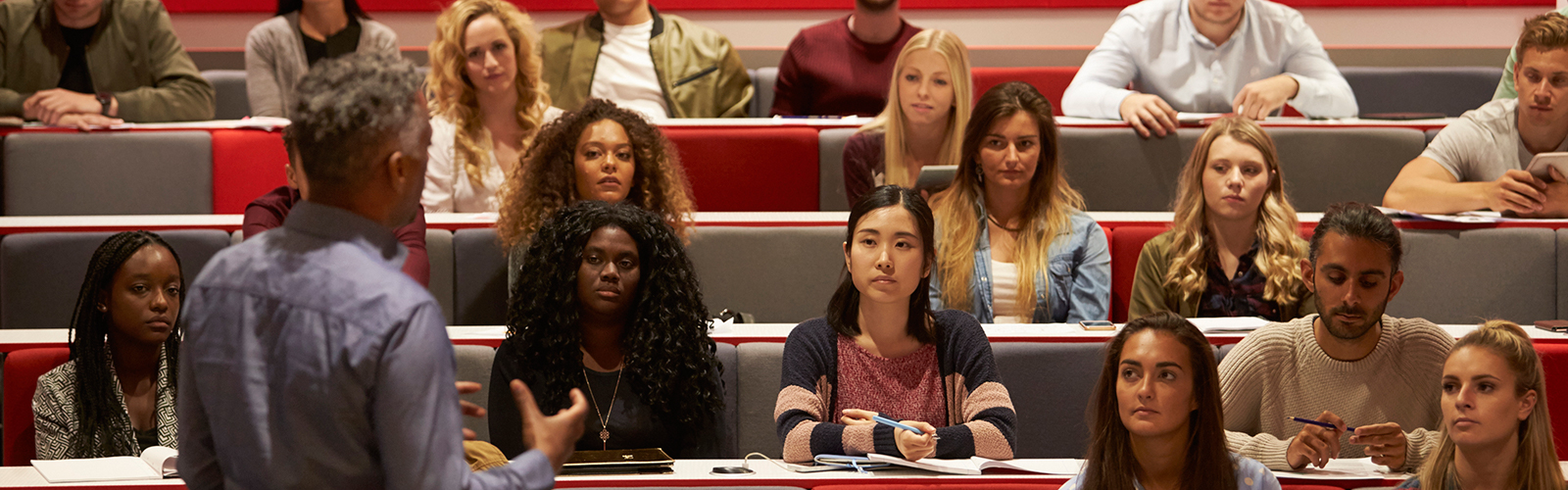 image: lecturer giving a lesson to a group of students