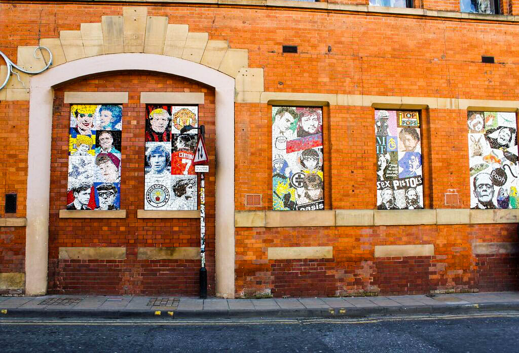 Image: Street art on the side of Afflecks Palace