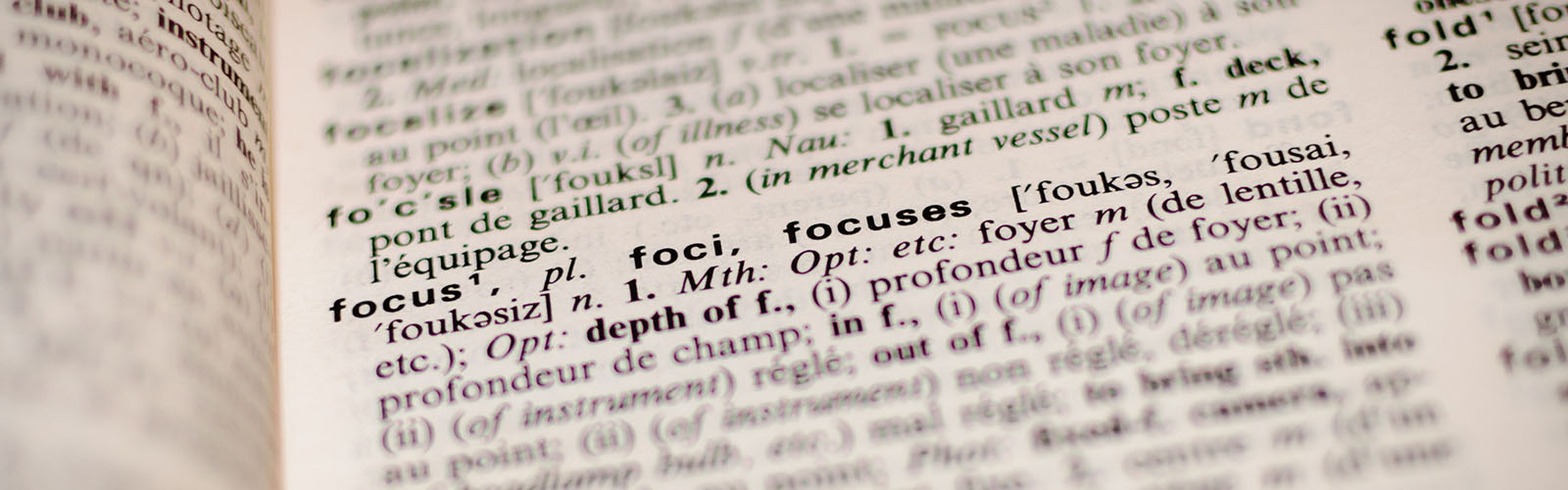 Focus Definiton