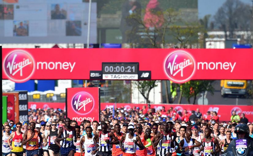 London Marathon, Start