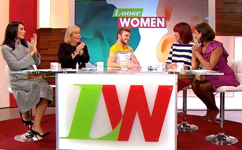 Image: Lee with the Loose Women panelists