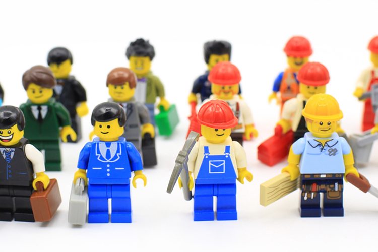 Image: Lego construction workers