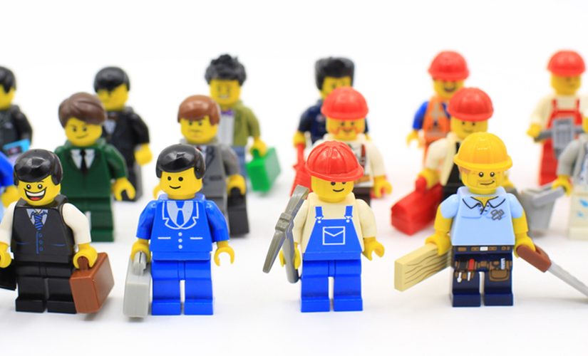 Image: Lego construction workers