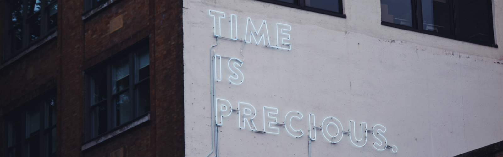 Image: Time is precious sign