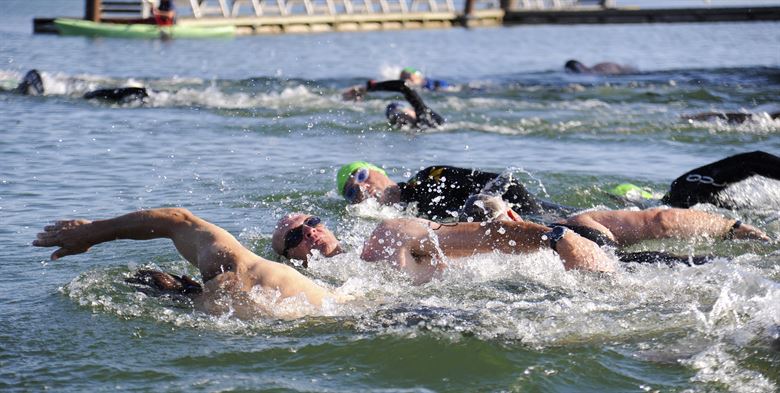 Image: Outdoor swimmers