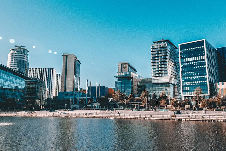 Panoramic Photo of the mediacity area from the other side