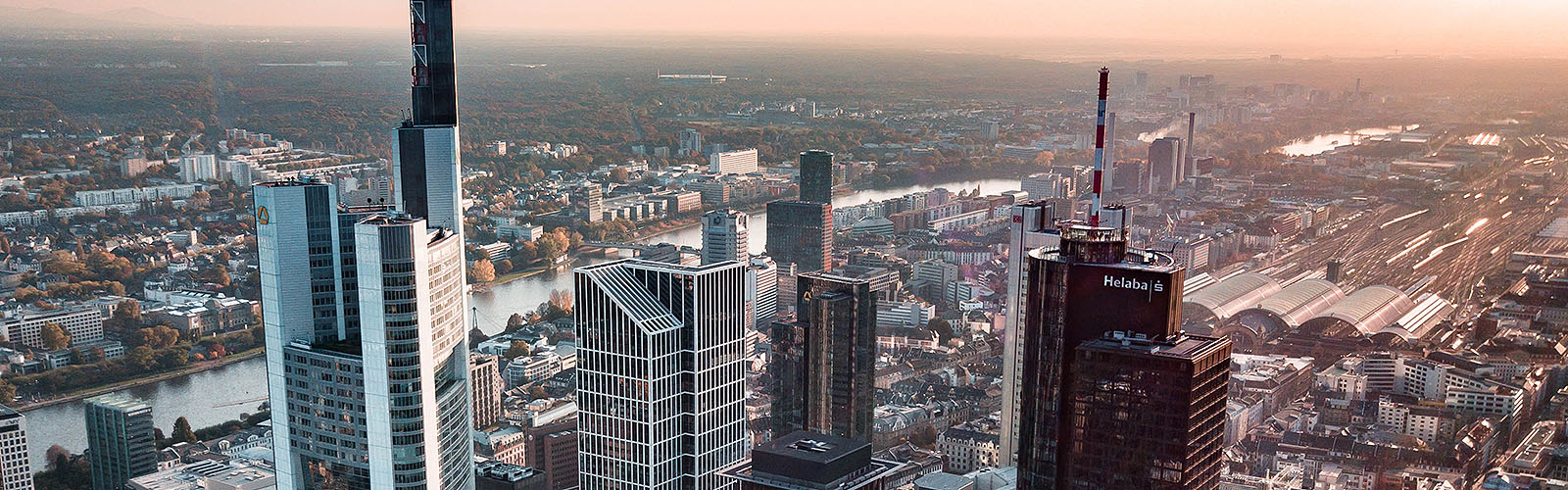 The skyline of Frankfurt