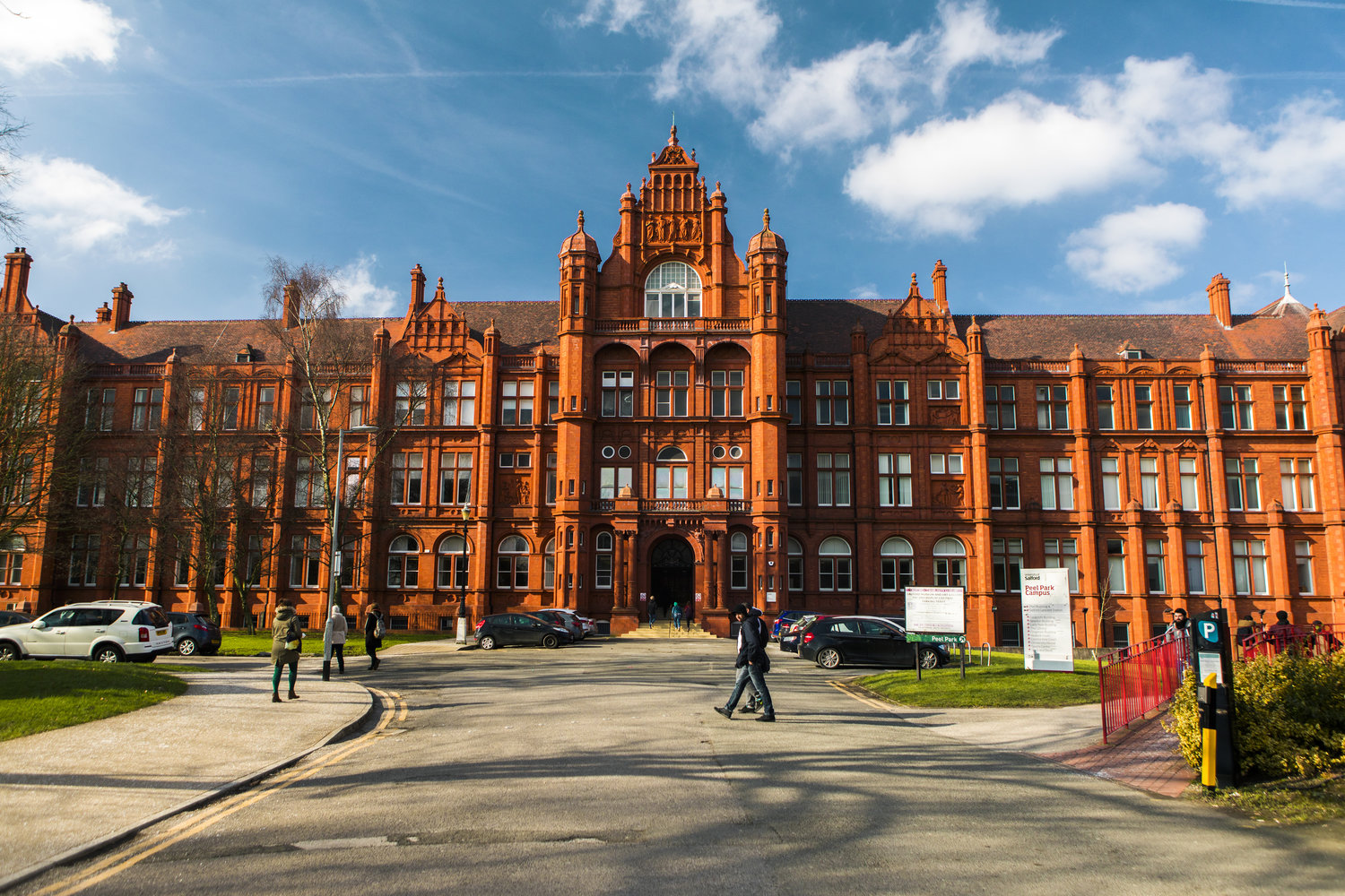 The Peel Building on a sunny day