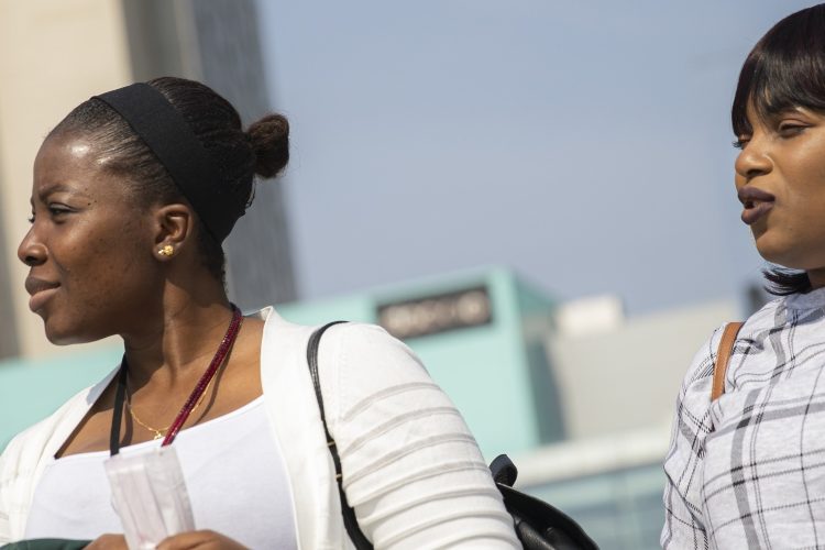 Aisha at the University of Salford MediaCityUK campus