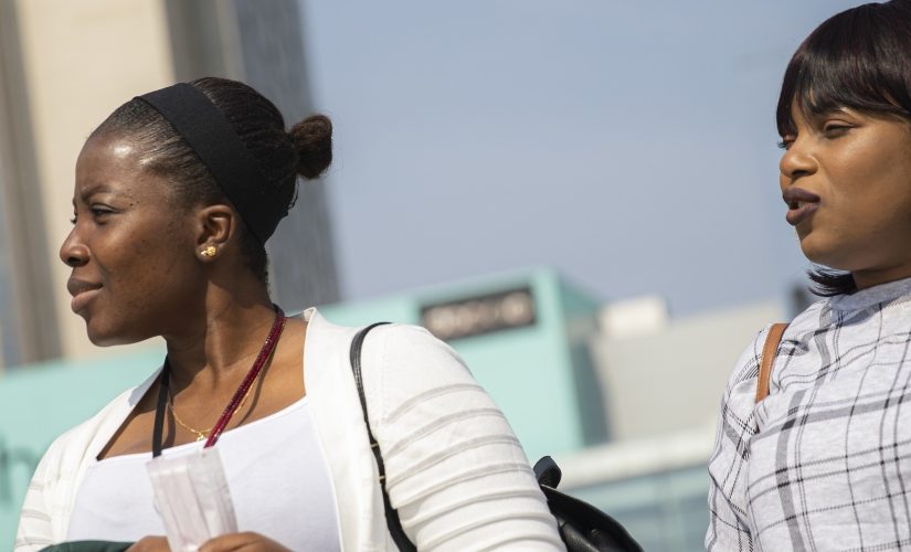 Aisha at the University of Salford MediaCityUK campus