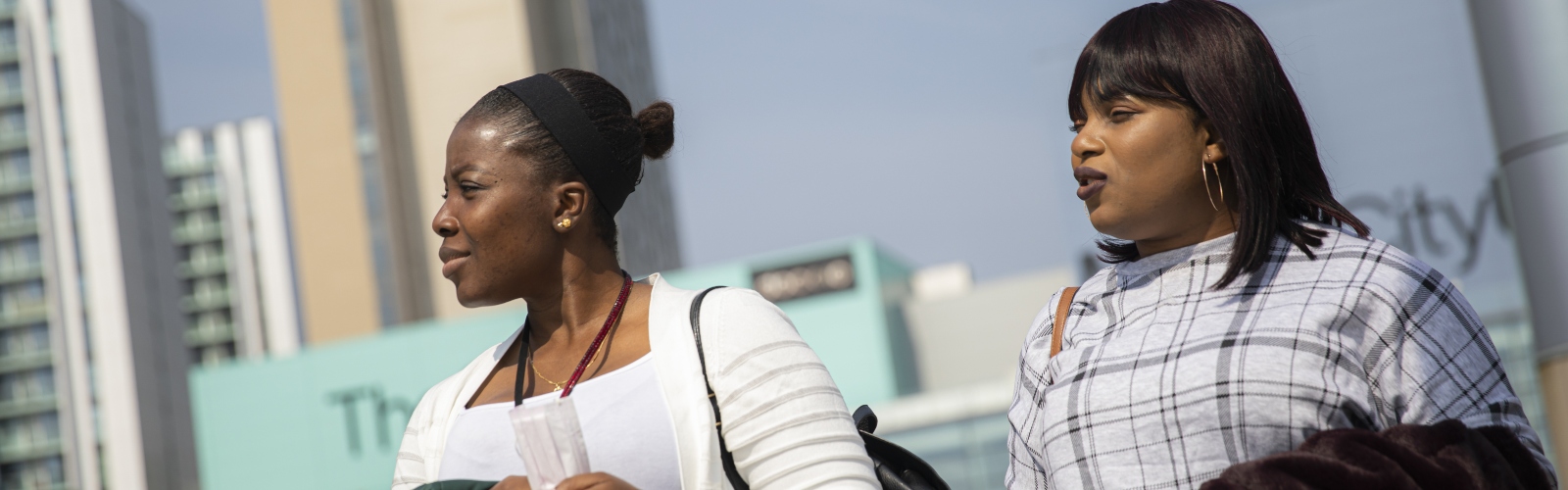 Aisha at the University of Salford MediaCityUK campus