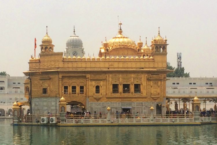 The Golden Temple in Amritsar, India. The most prominent Sikh gurdwara and one of the oldest Sikh places of worship.