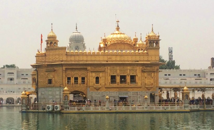 The Golden Temple in Amritsar, India. The most prominent Sikh gurdwara and one of the oldest Sikh places of worship.