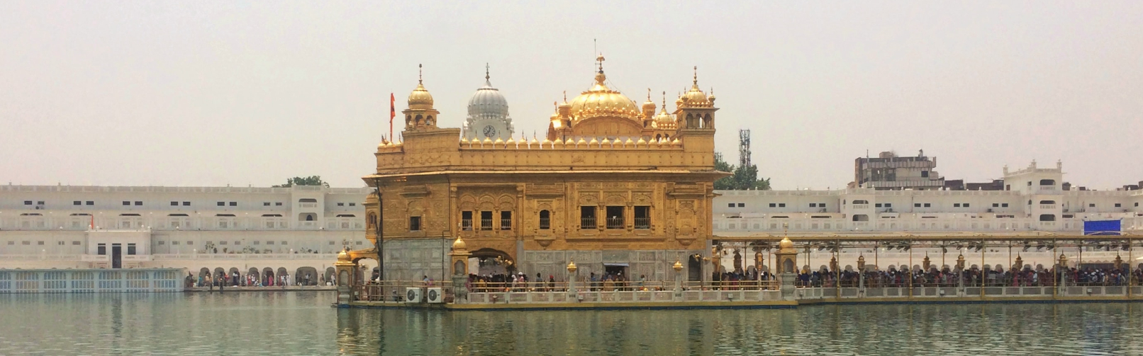 The Golden Temple in Amritsar, India. The most prominent Sikh gurdwara and one of the oldest Sikh places of worship.