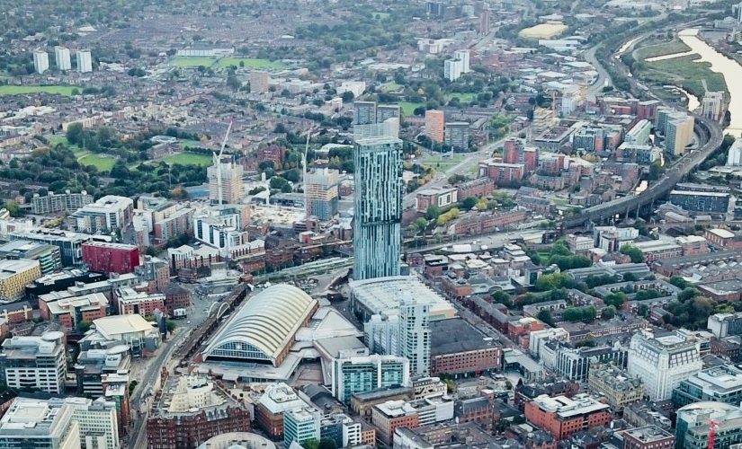 Aerial image of Manchester