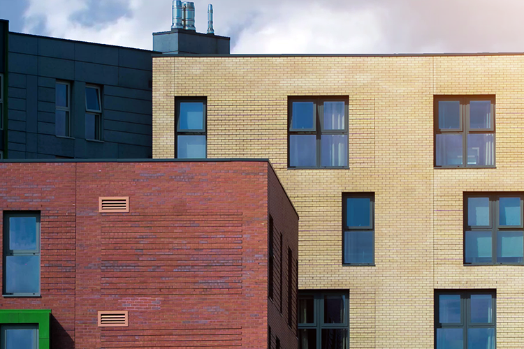 The top of University of Salford student accommodations