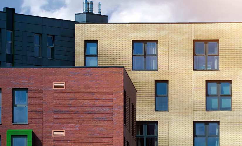 The top of University of Salford student accommodations