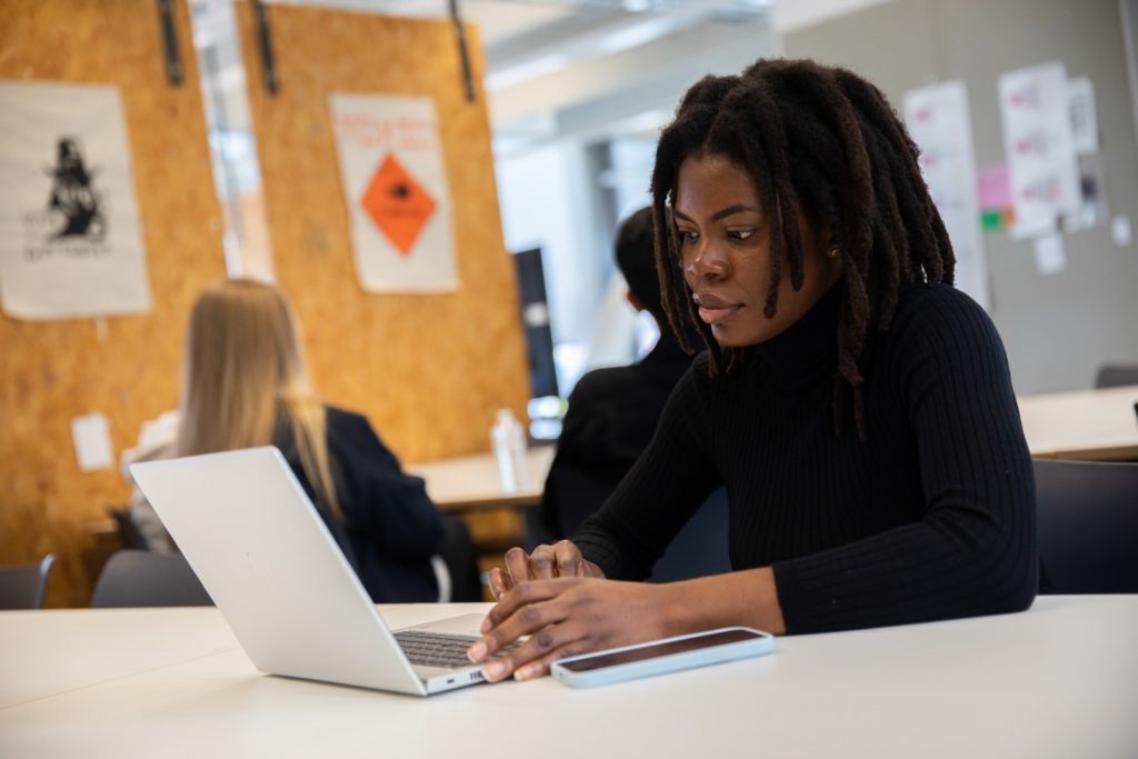 Chidera Stephen at the Salford Business school