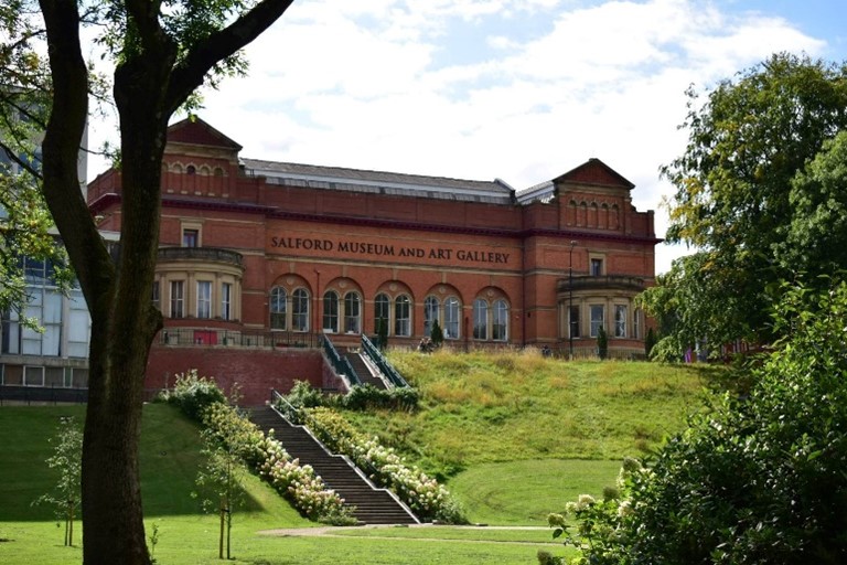 The Salford Museum view from Peel Park