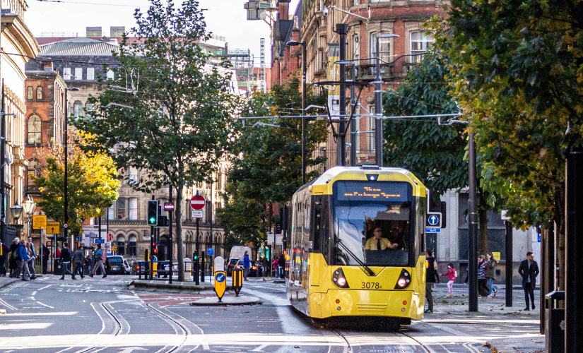 Princess Street in Manchester