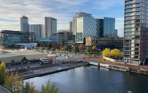 Image of MediaCity in the summer