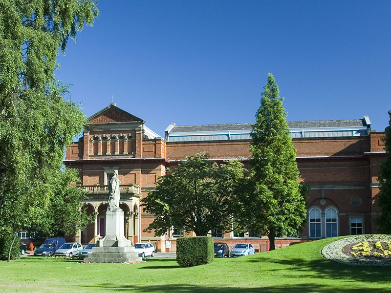 Outside Salford Museum & Art Gallery