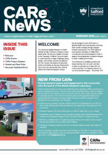 CARe Newsletter Front Page